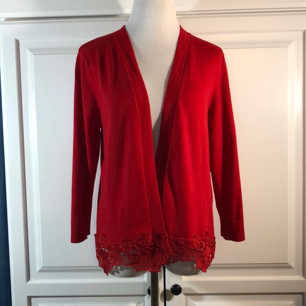 Verve Ami Red Cardigan